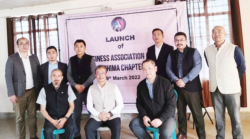 Business Association of Nagas members and others during the installation of the Kohima District Chapter held on March 9. (Photo Courtesy: BAN)
